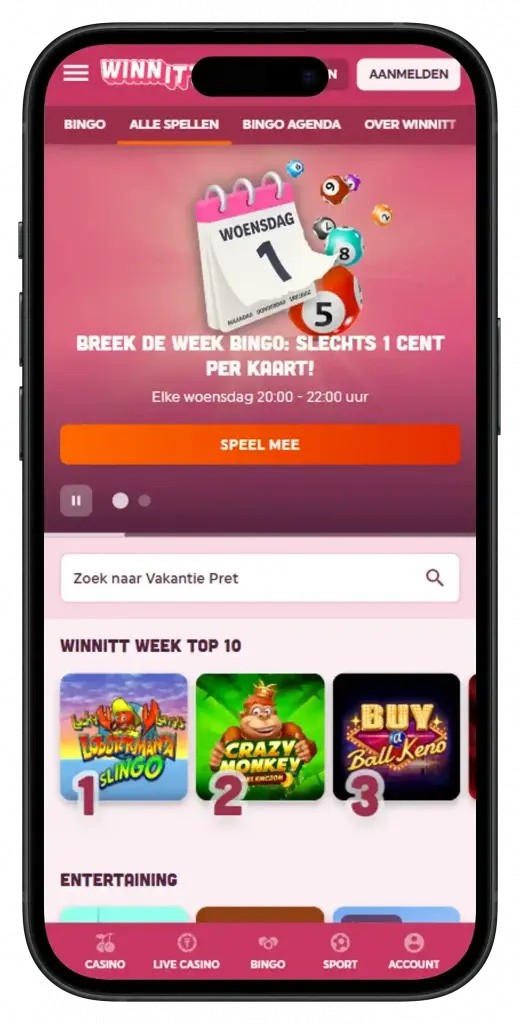 Casino-app beschikbaar voor iOS en Android toestellen